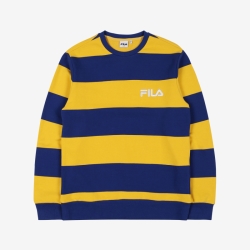 Fila Color Stripe Női T-shirt Sárga | HU-43998